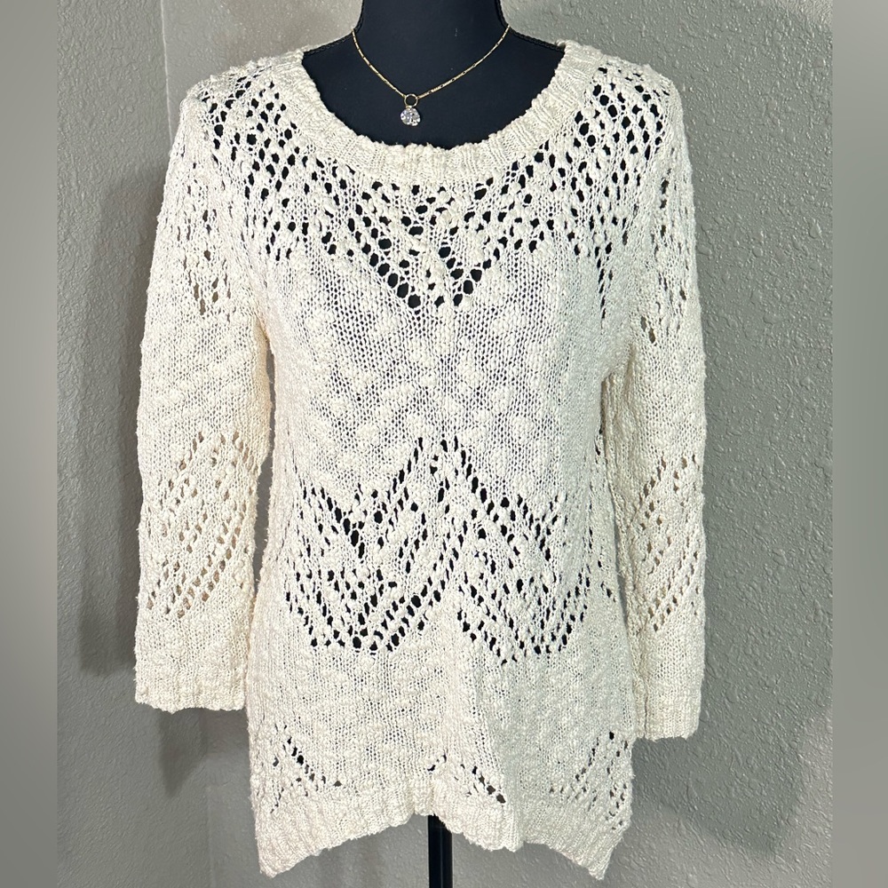 WD.NY Cream Knit Sweater‎